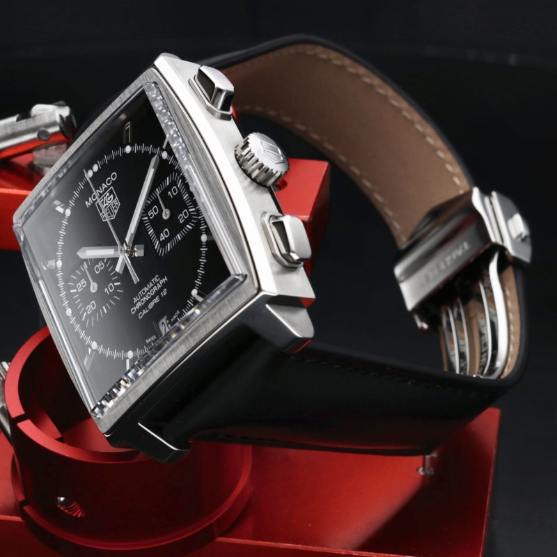 2019 TAG Heuer ref. CAW2110.FC6177 Monaco Automatico 39 mm, Scatola+Libretti+Garanzia - immagine 5