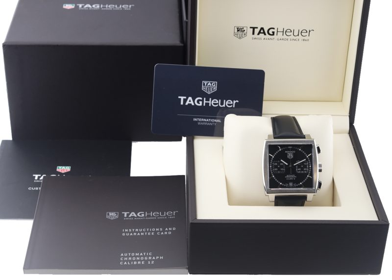 2019 TAG Heuer ref. CAW2110.FC6177 Monaco Automatico 39 mm, Scatola+Libretti+Garanzia - immagine 15
