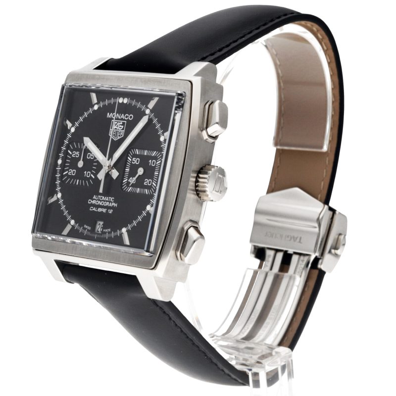 2019 TAG Heuer ref. CAW2110.FC6177 Monaco Automatico 39 mm, Scatola+Libretti+Garanzia - immagine 2