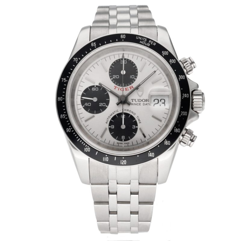 2002 Tudor "Tiger" ref. 79260P Chronograph Prince Date Small Block Quadrante Panda - immagine 3