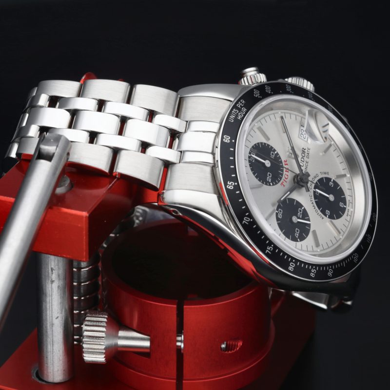 2002 Tudor "Tiger" ref. 79260P Chronograph Prince Date Small Block Quadrante Panda - immagine 5