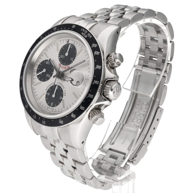 2002 Tudor "Tiger" ref. 79260P Chronograph Prince Date Small Block Quadrante Panda - immagine 2