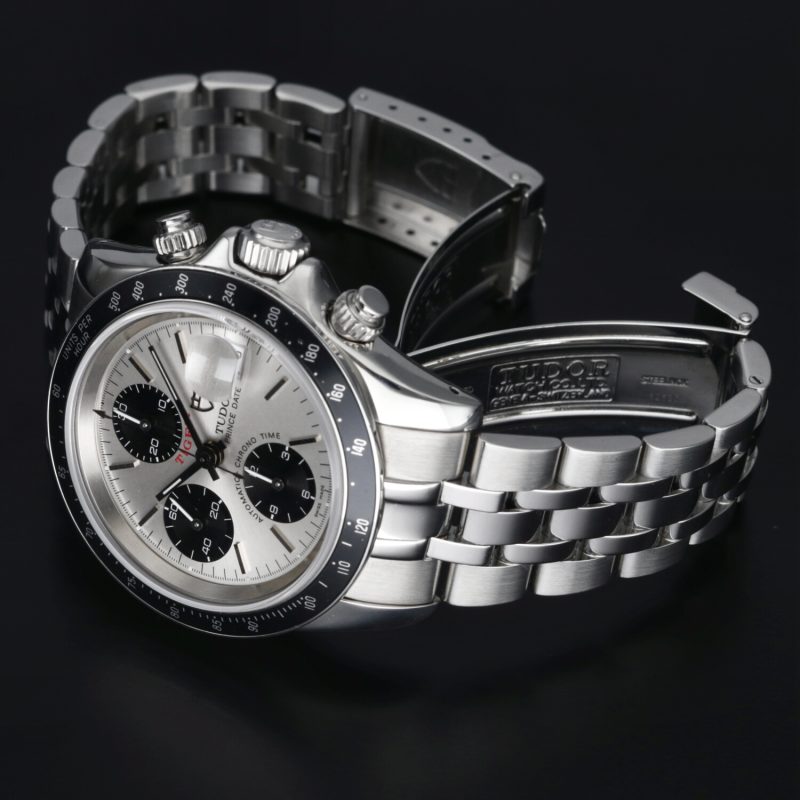 2002 Tudor "Tiger" ref. 79260P Chronograph Prince Date Small Block Quadrante Panda - immagine 14