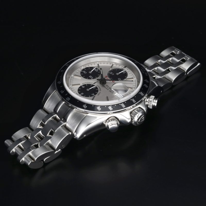 2002 Tudor "Tiger" ref. 79260P Chronograph Prince Date Small Block Quadrante Panda - immagine 12
