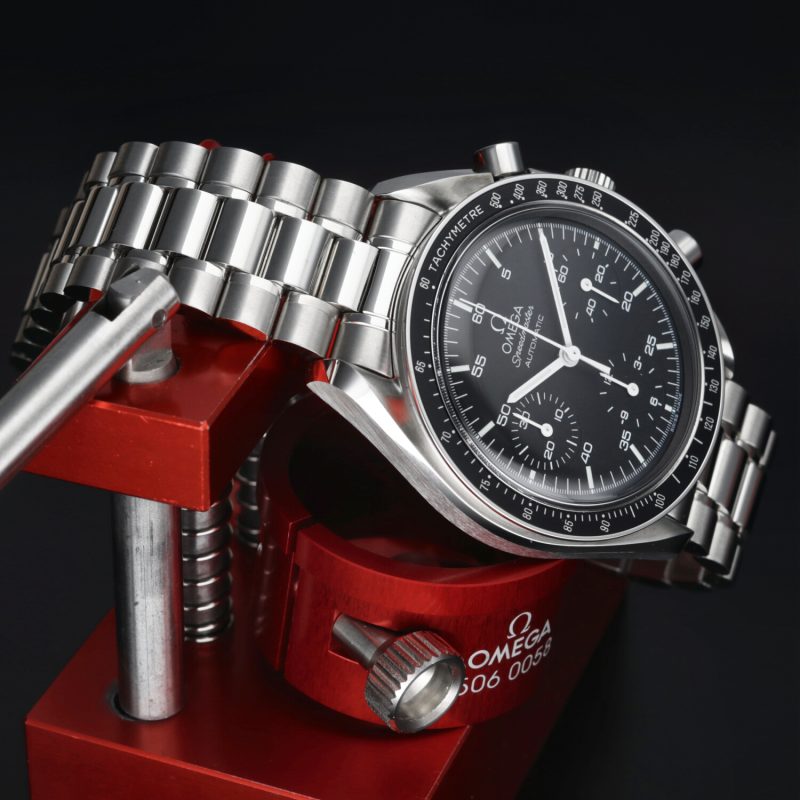 2002 Unworn Omega 35105000 Speedmaster Automatic Reduced, Box+Booklet+Papers+Omega Pen/Notebook - Image 5