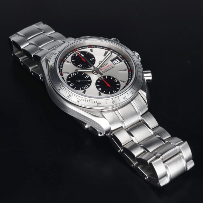 2012 ca. Omega 32113100 Speedmaster Date Automatico 40 mm Quadrante Panda, Scatola+Libretto+Garanzia+Revisione Omega - immagine 11
