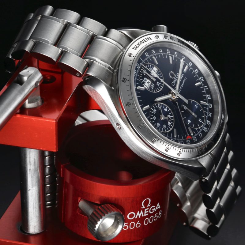 1999 ca. Omega ref. 35238000 Speedmaster Day Date MK40 - Scatola+Libretti+Garanzia+Revisione Omega - immagine 5