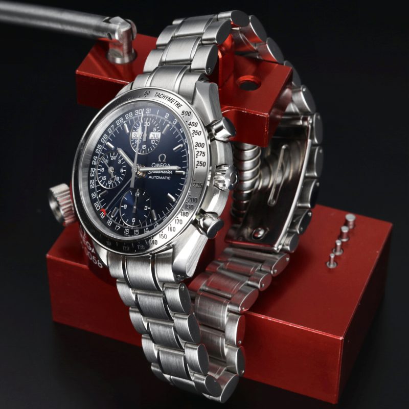 1999 ca. Omega ref. 35238000 Speedmaster Day Date MK40 - Scatola+Libretti+Garanzia+Revisione Omega - immagine 6