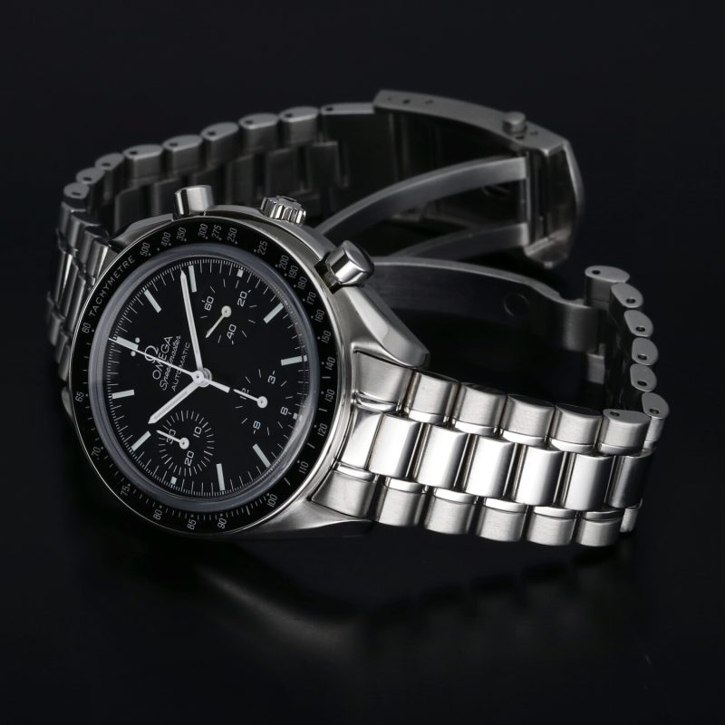 2012 Omega Reduced II Zaffiro 35395000 Speedmaster Automatico 39mm, Scatola+Libretto+Garanzia - immagine 14