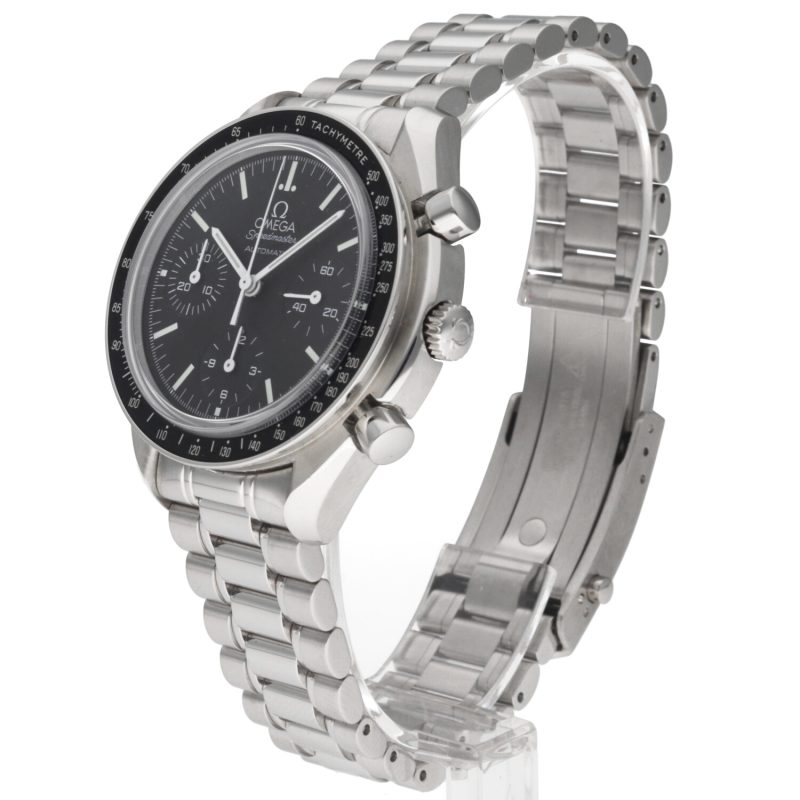2012 Omega Reduced II Zaffiro 35395000 Speedmaster Automatico 39mm, Scatola+Libretto+Garanzia - immagine 2