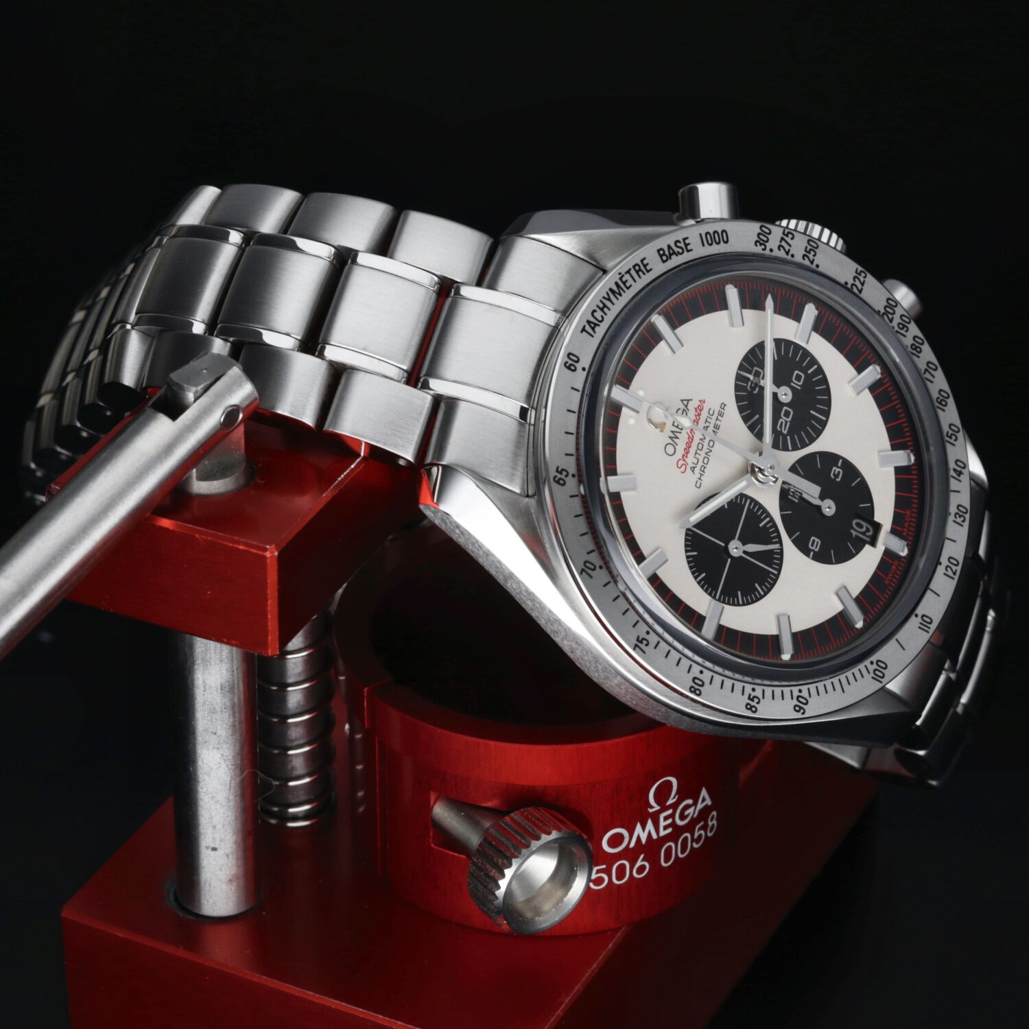 2004 Omega Unpolished 35593200 Speedmaster Michael Schumacher