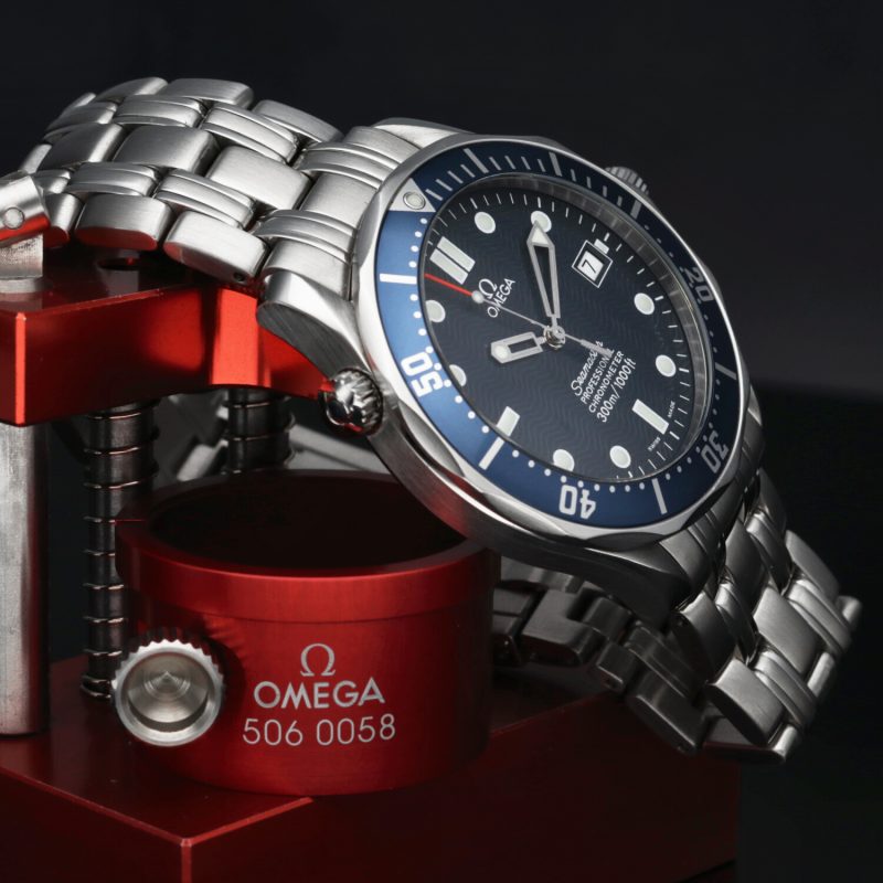 ca. 2002 Omega ref. 25318000 Bond Seamaster Diver 300M Automatic 41mm, Box+Booklets+Papers+Omega Serviced - Image 5