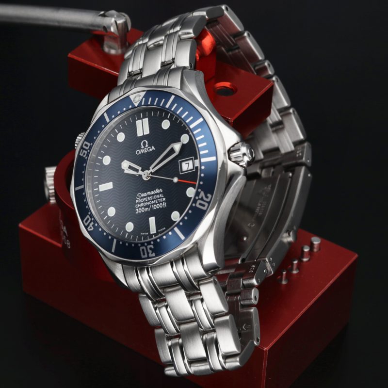 ca. 2002 Omega ref. 25318000 Bond Seamaster Diver 300M Automatic 41mm, Box+Booklets+Papers+Omega Serviced - Image 6