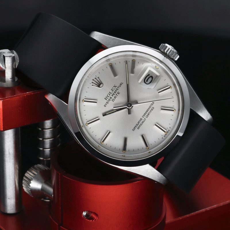 1974 Vintage Rolex ref. 1500 Oyster Perpetual Date 34mm, Revisionato! - immagine 4