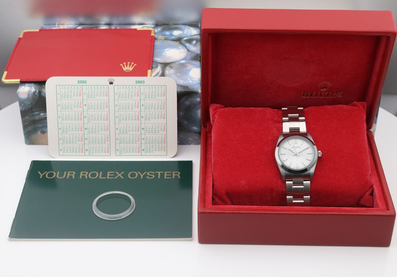 2001 Rolex ref. 77080 Oyster Perpetual Automatic 31 mm. Box & Booklet - Image 17