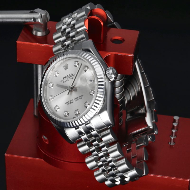 2013 Rolex ref. 178274 Datejust Automatico 31 mm. Quadrante con Diamanti, Scatola, Libretti, Garanzia, Revisionato! - immagine 7
