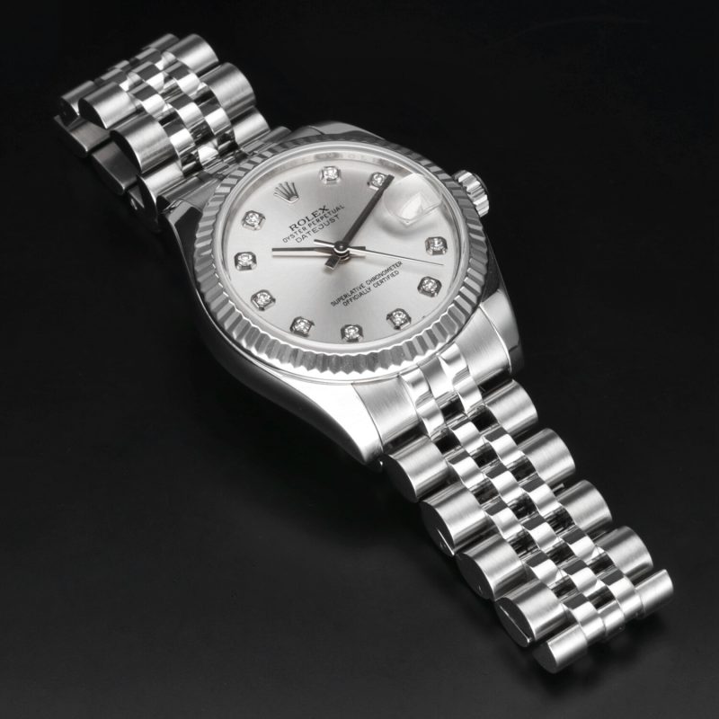 2013 Rolex ref. 178274 Datejust Automatico 31 mm. Quadrante con Diamanti, Scatola, Libretti, Garanzia, Revisionato! - immagine 13