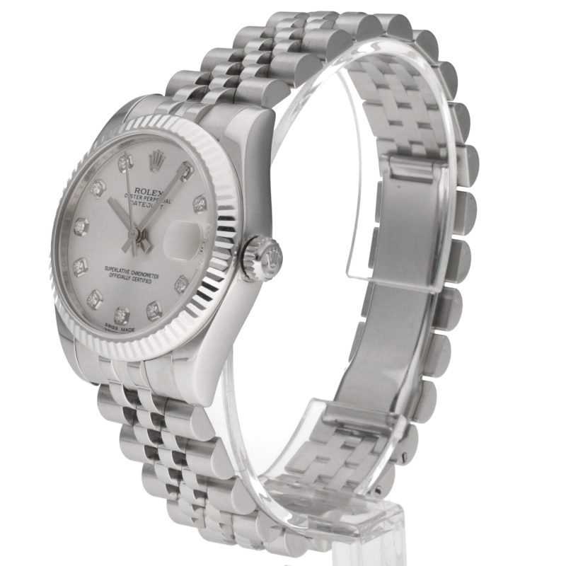 2013 Rolex ref. 178274 Datejust Automatico 31 mm. Quadrante con Diamanti, Scatola, Libretti, Garanzia, Revisionato! - immagine 2