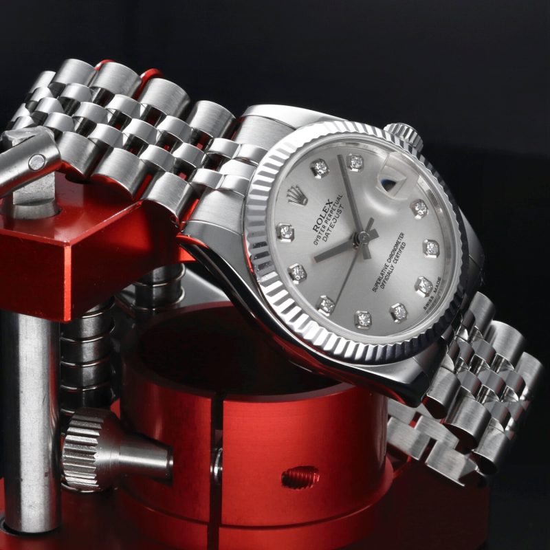 2013 Rolex ref. 178274 Datejust Automatico 31 mm. Quadrante con Diamanti, Scatola, Libretti, Garanzia, Revisionato! - immagine 6