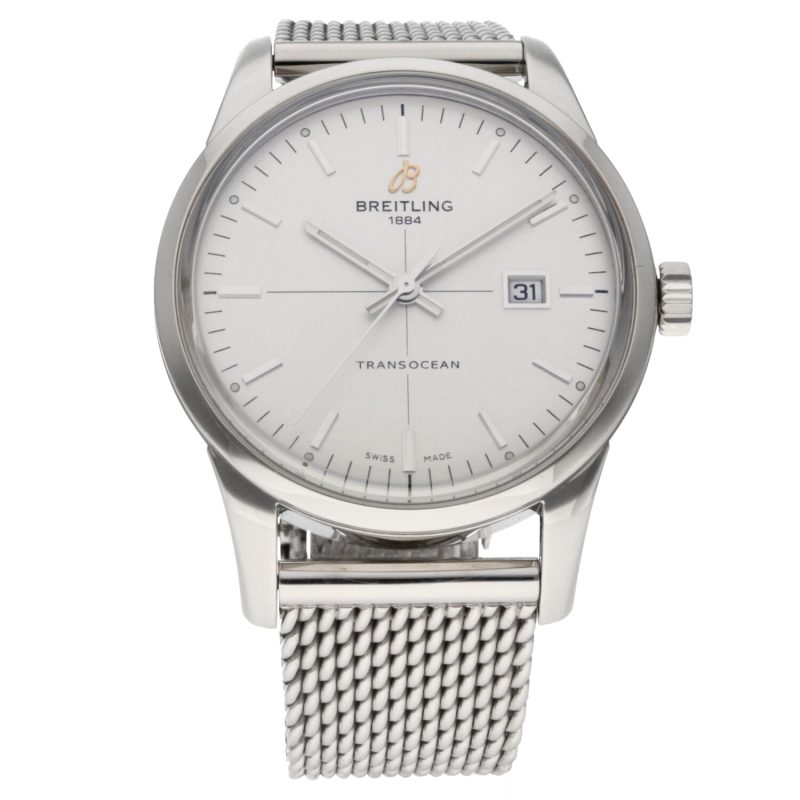 2013 Breitling ref. A1036012/G721/154A Transocean Automatico 43 mm, Service box+Revisione Breitling - immagine 3