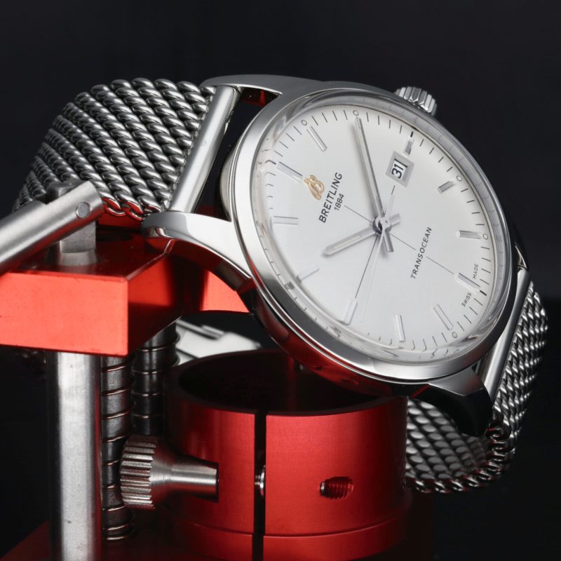 2013 Breitling ref. A1036012/G721/154A Transocean Automatico 43 mm, Service box+Revisione Breitling - immagine 5