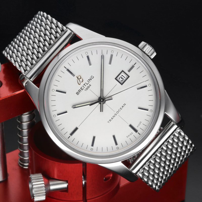 2013 Breitling ref. A1036012/G721/154A Transocean Automatico 43 mm, Service box+Revisione Breitling - immagine 4
