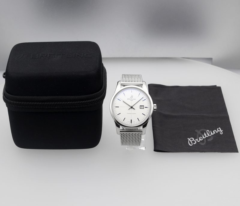 2013 Breitling ref. A1036012/G721/154A Transocean Automatico 43 mm, Service box+Revisione Breitling - immagine 16