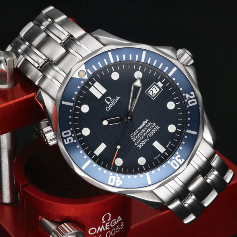1999 Omega ref. 25318000 Bond Seamaster 300M Automatico 41 mm, Scatola+Garanzia+Libretti+Revisione Omega - immagine 4