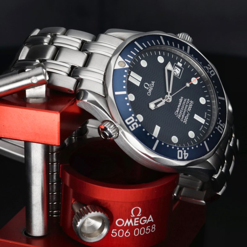1999 Omega ref. 25318000 Bond Seamaster 300M Automatico 41 mm, Scatola+Garanzia+Libretti+Revisione Omega - immagine 5