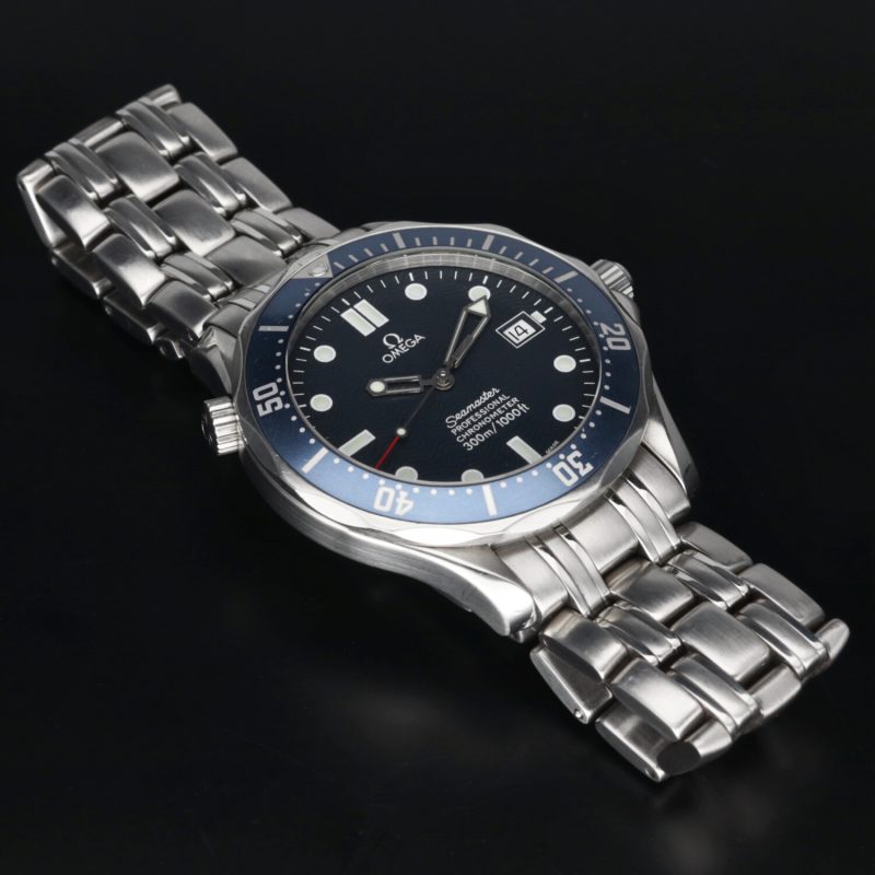 2002 ca. Non Lucidato Omega ref. 25318000 Bond Seamaster 300M Automatico 41 mm. Scatola, Libretto, Garanzia - immagine 12