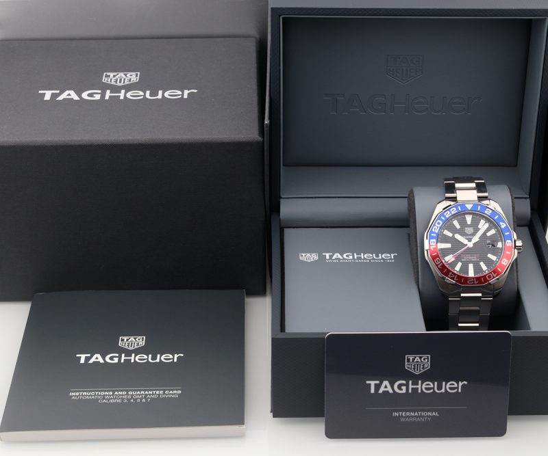 2020 TAG Heuer ref. WAY201F.BA0927 Aquaracer GMT Automatico 43 mm. Full-set - immagine 17