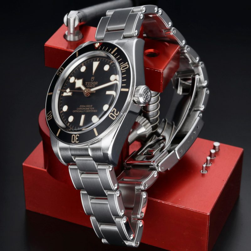 2021 Unpolished Tudor ref. 79030N Black Bay Fifty-Eight Automatic 39 mm, Box+Card+NATO strap - Image 7