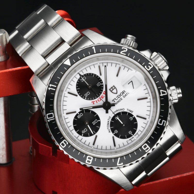 1997 Tudor "Tiger" ref. 79270 Prince Date Small Block Quadrante Panda "Porcellana" Full-set - immagine 5