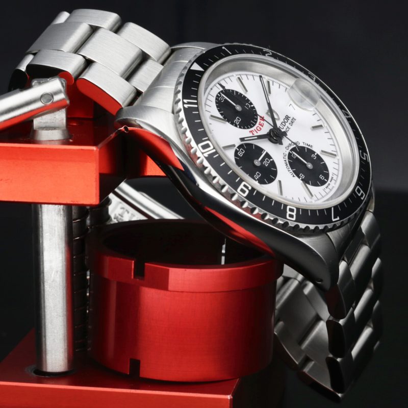 1997 Tudor "Tiger" ref. 79270 Prince Date Small Block Quadrante Panda "Porcellana" Full-set - immagine 6