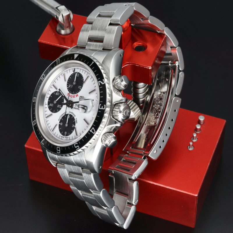 1997 Tudor "Tiger" ref. 79270 Prince Date Small Block Quadrante Panda "Porcellana" Full-set - immagine 7
