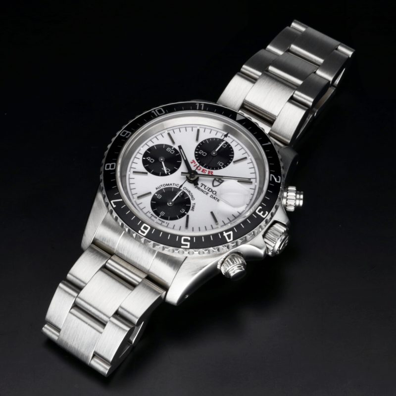 1997 Tudor "Tiger" ref. 79270 Prince Date Small Block Quadrante Panda "Porcellana" Full-set - immagine 14
