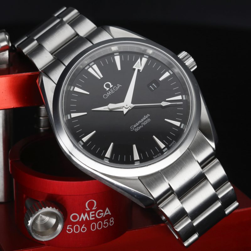 2022 Unpolished Omega 25175000 Seamaster Aqua Terra Quartz 39.2mm Full-set - Image 5