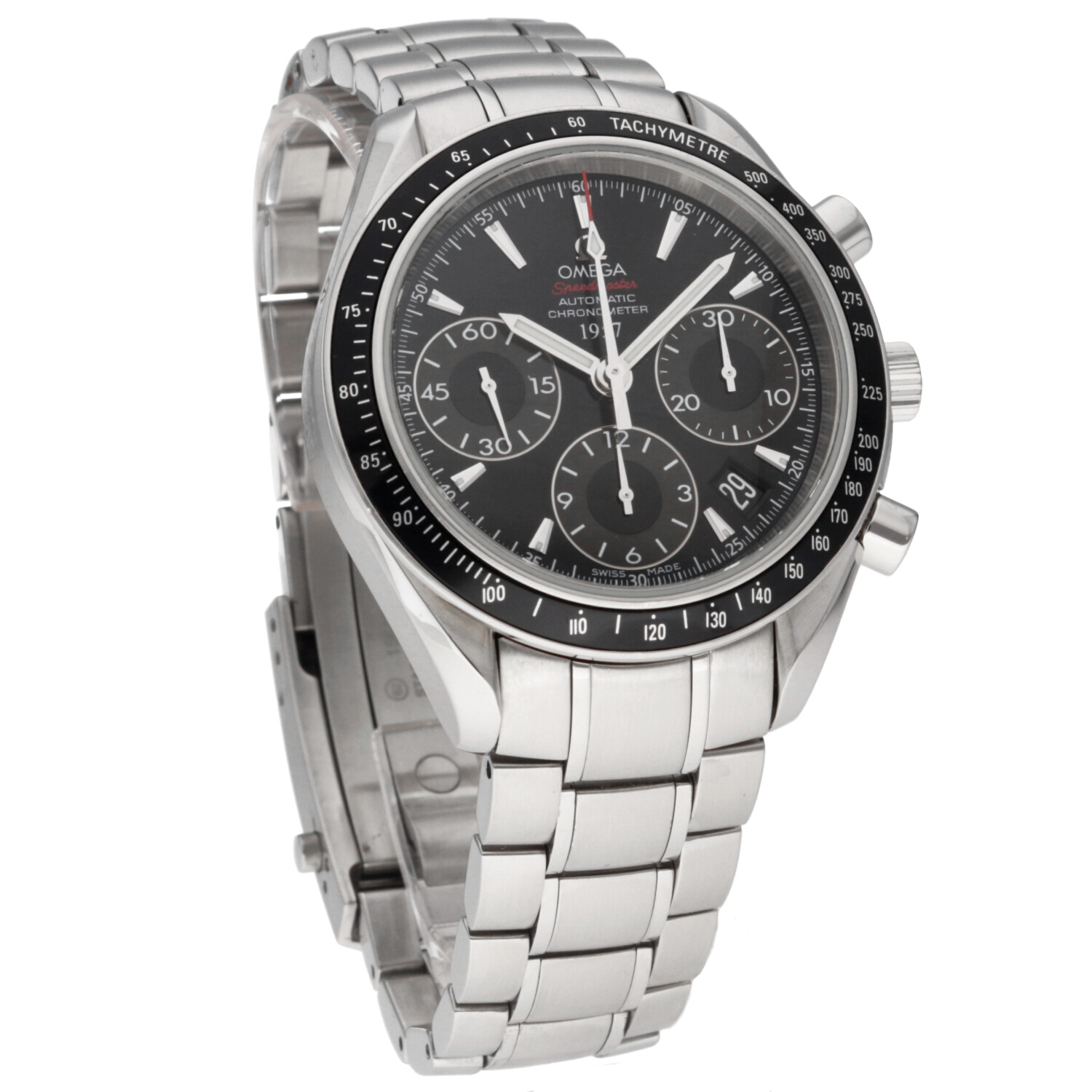 2010 Omega ref. 32330404001001 Speedmaster Date 1957 Japan Limited Box and Cards