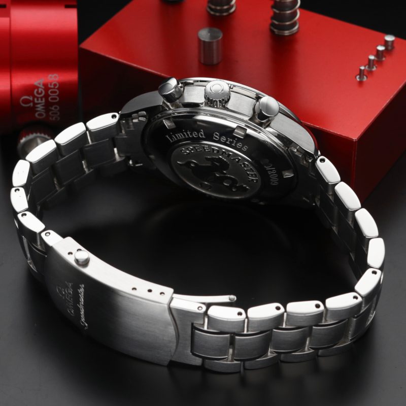 2010 Omega ref. 32330404001001 Speedmaster Date 1957 Japan Limited, Box and Cards - Image 12