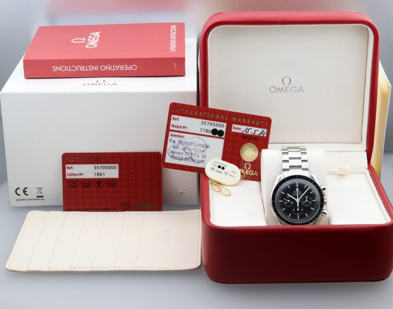 2014  Omega ref. 35705000 Speedmaster Professional The Moon Watch, Full-set - Image 17