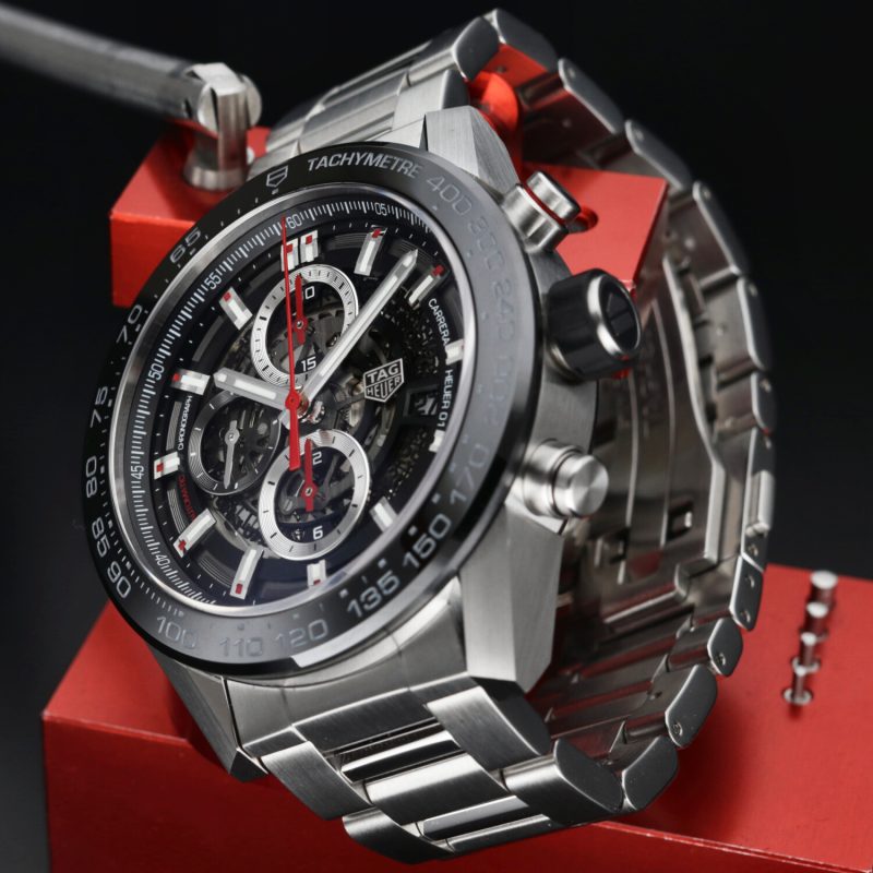 2017 TAG Heuer CAR2A1W.BA0703 Carrera Calibre Heuer 01 Automatic 45 mm. Full-set - Image 7