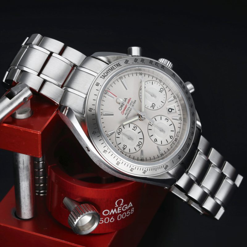 ca. 2010 Unpolished Omega 32310404002001 Speedmaster Date Chronometer 40 mm. - Image 6