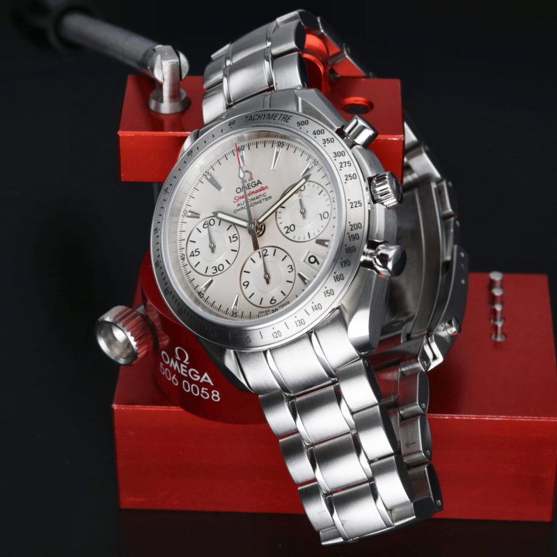 ca. 2010 Unpolished Omega 32310404002001 Speedmaster Date Chronometer 40 mm. - Image 7