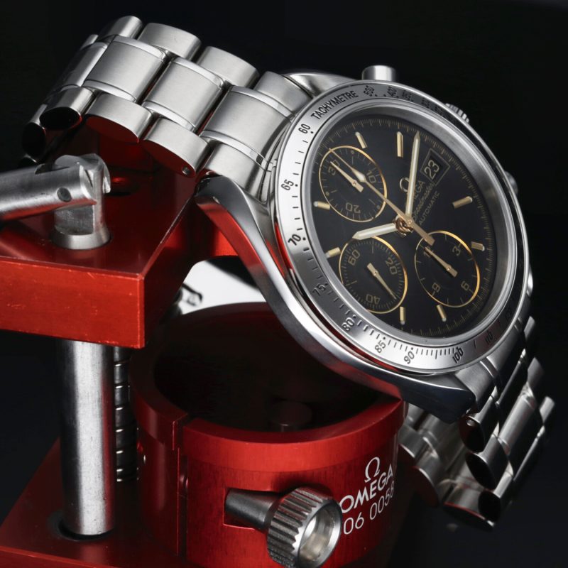 2005 Omega 35135400 Speedmaster Data Japan Limited Automatcio 39 mm. Scatola, Libretto, Garanzia - immagine 6