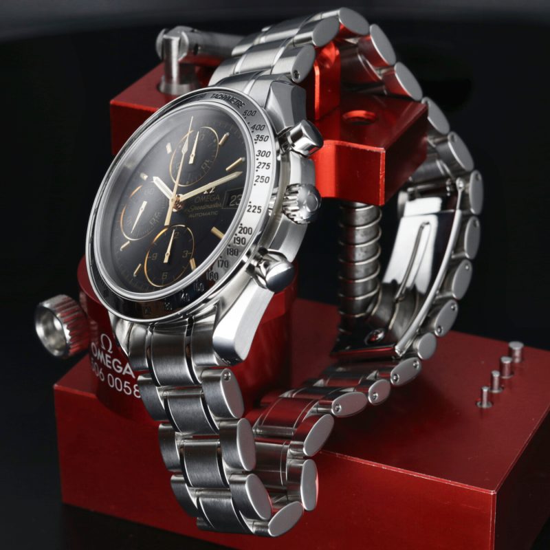 2005 Omega 35135400 Speedmaster Data Japan Limited Automatcio 39 mm. Scatola, Libretto, Garanzia - immagine 7