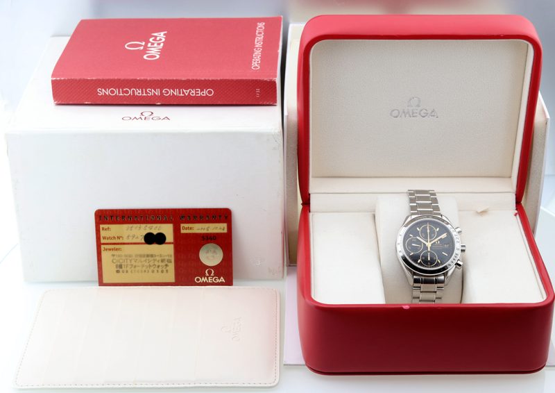 2005 Omega 35135400 Speedmaster Data Japan Limited Automatcio 39 mm. Scatola, Libretto, Garanzia - immagine 17