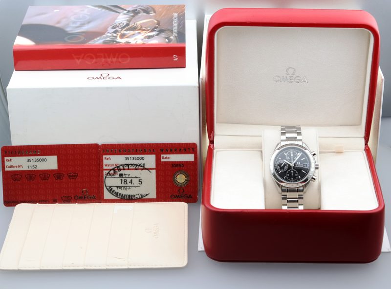 2006 Omega ref. 35135000 Speedmaster Date Automatic 39mm Box+Booklet+Cards+Omega Serviced - Image 16