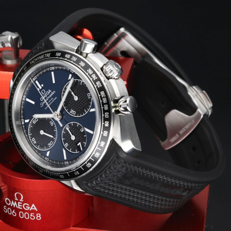 2018 Omega 32632405003001 Speedmaster Racing Co-Axial Chronograph 40mm Full set + Revisione Omega - immagine 6