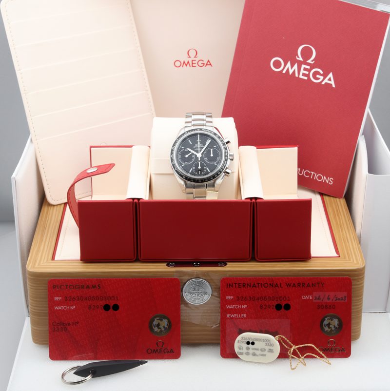 2023 New, Unworn, Omega 32630405001001 Speedmaster Racing Co-Axial Chronograph 40mm. Full set - Image 16