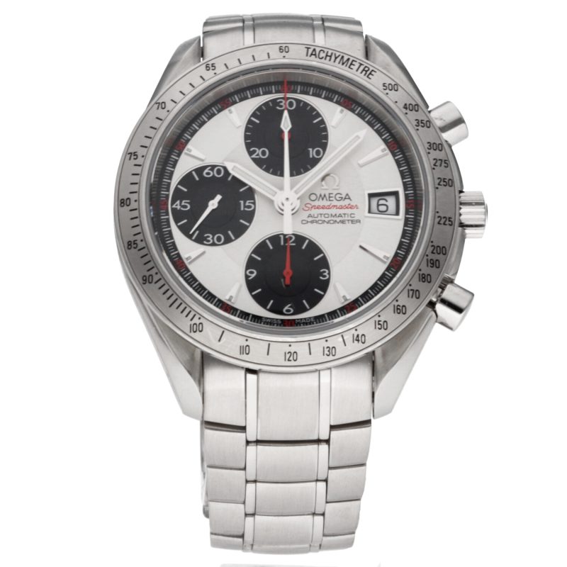 ca. 2012 Omega 32113100 Speedmaster Date Automatic 40mm. Box+Cards+Omega Serviced - Image 3